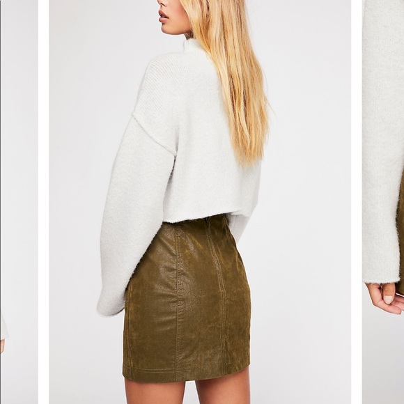 Free People Suede miniskirt - Picture 3 of 10